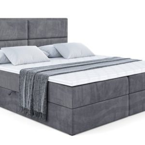 Łóżko kontynentalne z pojemnikiem i materacem H4 AURA – 160x200cm 127929 Łóżko kontynentalne z pojemnikiem i materacem H4 AURA – 160x200cm 127929