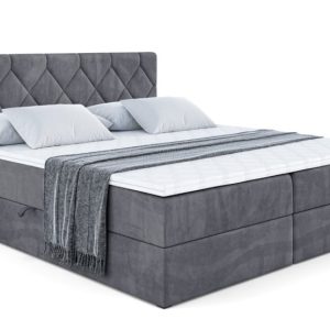 Łóżko kontynentalne z pojemnikiem i materacem H4 CATOR – 120x200cm 460293 Łóżko kontynentalne z pojemnikiem i materacem H4 CATOR – 120x200cm 460293
