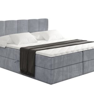Łóżko kontynentalne z pojemnikiem i materacem H4 – LIRO – 180x200cm 526601 Łóżko kontynentalne z pojemnikiem i materacem H4 – LIRO – 180x200cm 526601