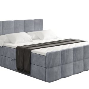 Łóżko kontynentalne z pojemnikiem i materacem H4 – LIRO-Z – 140×200 cm 526596 Łóżko kontynentalne z pojemnikiem i materacem H4 – LIRO-Z – 140×200 cm 526596