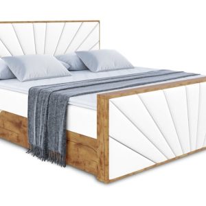 Łóżko kontynentalne z pojemnikiem i materacem H4 – LOLLI6-Z – 140×200 cm 665698 Łóżko kontynentalne z pojemnikiem i materacem H4 – LOLLI6-Z – 140×200 cm 665698