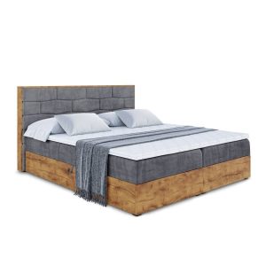 Łóżko kontynentalne z pojemnikiem i materacem H4 LOLLI8 – 180x200cm 128905 Łóżko kontynentalne z pojemnikiem i materacem H4 LOLLI8 – 180x200cm 128905