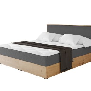 Łóżko kontynentalne z pojemnikiem i materacem H4 LOLLI9 200×200 992207