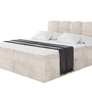 Łóżko kontynentalne z pojemnikiem i materacem H4 NINA – 200x200cm 901741 Łóżko kontynentalne z pojemnikiem i materacem H4 NINA – 200x200cm 901741