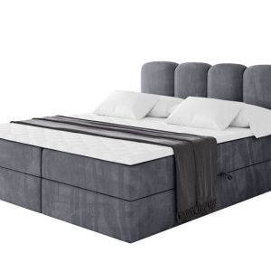 Łóżko kontynentalne z pojemnikiem i materacem H4 NINA – 200x200cm 901748 Łóżko kontynentalne z pojemnikiem i materacem H4 NINA – 200x200cm 901748