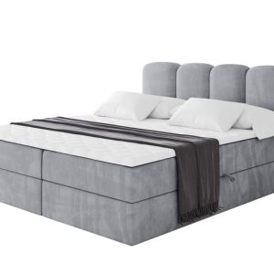 Łóżko kontynentalne z pojemnikiem i materacem H4 NINA – 200x200cm 901840 Łóżko kontynentalne z pojemnikiem i materacem H4 NINA – 200x200cm 901840