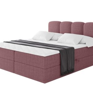 Łóżko kontynentalne z pojemnikiem i materacem H4 NINA – 200x200cm 901640 Łóżko kontynentalne z pojemnikiem i materacem H4 NINA – 200x200cm 901640