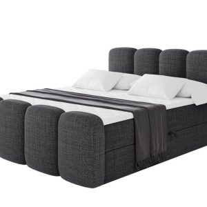 Łóżko kontynentalne z pojemnikiem i materacem H4 NINA-Z – 160x200cm 901851 Łóżko kontynentalne z pojemnikiem i materacem H4 NINA-Z – 160x200cm 901851