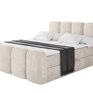 Łóżko kontynentalne z pojemnikiem i materacem H4 NINA-Z – 160x200cm 901448 Łóżko kontynentalne z pojemnikiem i materacem H4 NINA-Z – 160x200cm 901448