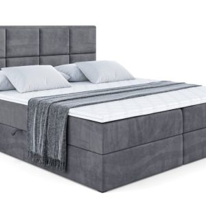 Łóżko kontynentalne z pojemnikiem i materacem H4 NOVA – 200x200cm 129302 Łóżko kontynentalne z pojemnikiem i materacem H4 NOVA – 200x200cm 129302