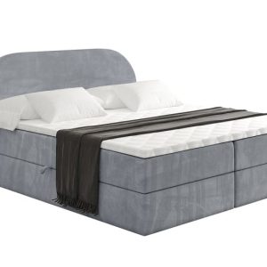 Łóżko kontynentalne z pojemnikiem i materacem H4 – NOX – 180x200cm 524779 Łóżko kontynentalne z pojemnikiem i materacem H4 – NOX – 180x200cm 524779