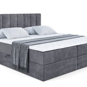 Łóżko kontynentalne z pojemnikiem i materacem H4 OTTA – 160x200cm 461711 Łóżko kontynentalne z pojemnikiem i materacem H4 OTTA – 160x200cm 461711