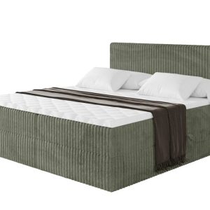 Łóżko kontynentalne z pojemnikiem i materacem H4 TOLO – 200x200cm 666398 Łóżko kontynentalne z pojemnikiem i materacem H4 TOLO – 200x200cm 666398