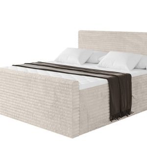 Łóżko kontynentalne z pojemnikiem i materacem H4 TOLO-Z-v1 – 140x200cm 881454