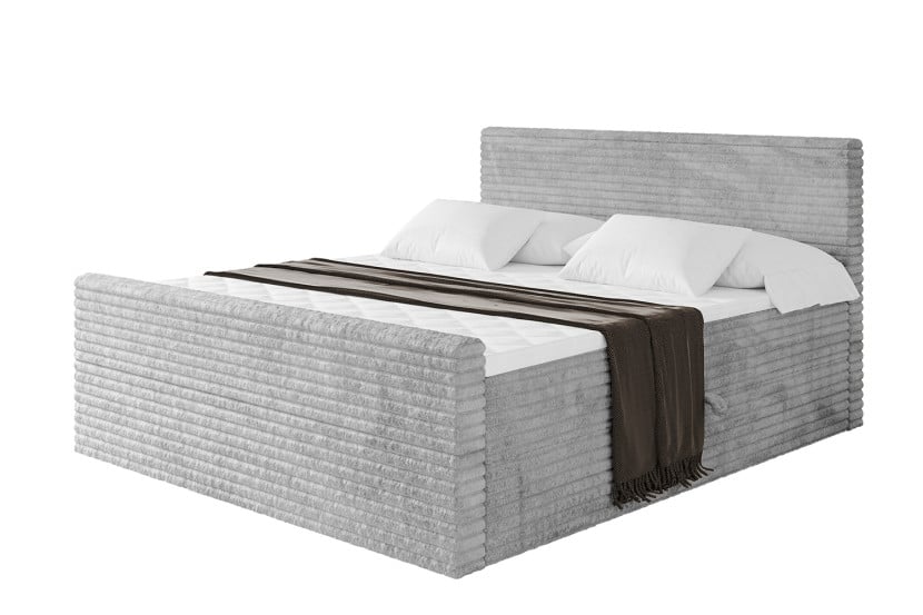 Łóżko kontynentalne z pojemnikiem i materacem H4 TOLO-Z-v1 - 180x200cm 881545