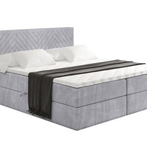 Łóżko kontynentalne z pojemnikiem i materacem H4 – VEXA – 140x200cm 524860 Łóżko kontynentalne z pojemnikiem i materacem H4 – VEXA – 140x200cm 524860