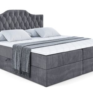 Łóżko kontynentalne z pojemnikiem i materacem H4 VILA-1 – 140x200cm 462058