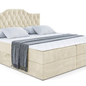 Łóżko kontynentalne z pojemnikiem i materacem H4 VILA-1 – 180x200cm 461867 Łóżko kontynentalne z pojemnikiem i materacem H4 VILA-1 – 180x200cm 461867