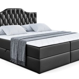 Łóżko kontynentalne z pojemnikiem i materacem H4 VILA-1 – 200x200cm 461640 Łóżko kontynentalne z pojemnikiem i materacem H4 VILA-1 – 200x200cm 461640