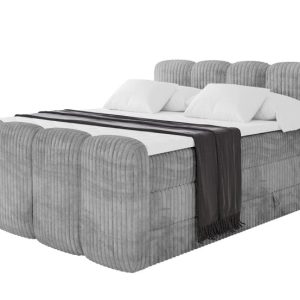 Łóżko kontynentalne z pojemnikiem i materacem NINA-Z KING 140x200cm 901685 Łóżko kontynentalne z pojemnikiem i materacem NINA-Z KING 140x200cm 901685