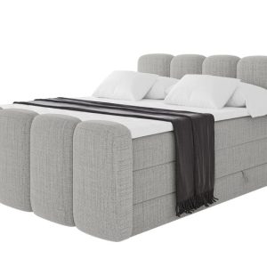 Łóżko kontynentalne z pojemnikiem i materacem NINA-Z KING 160x200cm 901887 Łóżko kontynentalne z pojemnikiem i materacem NINA-Z KING 160x200cm 901887
