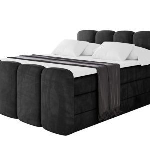 Łóżko kontynentalne z pojemnikiem i materacem NINA-Z KING 160x200cm 901891 Łóżko kontynentalne z pojemnikiem i materacem NINA-Z KING 160x200cm 901891