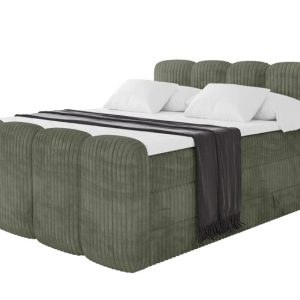 Łóżko kontynentalne z pojemnikiem i materacem NINA-Z KING 160x200cm 902289 Łóżko kontynentalne z pojemnikiem i materacem NINA-Z KING 160x200cm 902289