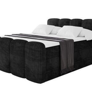 Łóżko kontynentalne z pojemnikiem i materacem NINA-Z KING 160x200cm 901357 Łóżko kontynentalne z pojemnikiem i materacem NINA-Z KING 160x200cm 901357