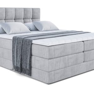 Łóżko kontynentalne z pojemnikiem i materacem RICAR KING – 180×200 cm 133423 Łóżko kontynentalne z pojemnikiem i materacem RICAR KING – 180×200 cm 133423