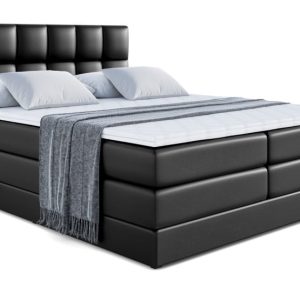 Łóżko kontynentalne z pojemnikiem i materacem RICAR KING – 200×200 cm 133428 Łóżko kontynentalne z pojemnikiem i materacem RICAR KING – 200×200 cm 133428