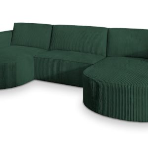 Narożnik VEZZO P z funkcją spania Zielony 639410