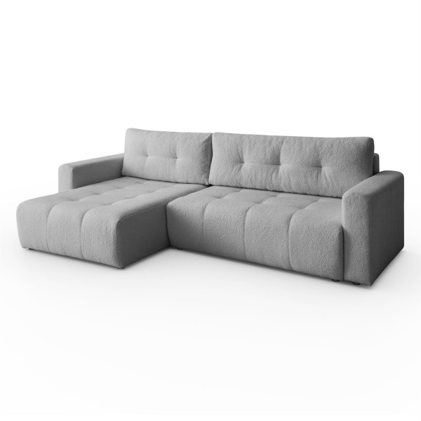 Narożnik VIENNA - styl, komfort i funkcjonalność Szary Lewy 681245