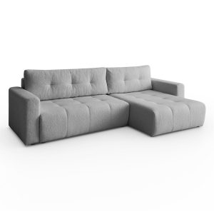 Narożnik VIENNA – styl, komfort i funkcjonalność Szary Prawy 681246 Narożnik VIENNA – styl, komfort i funkcjonalność Szary Prawy 681246