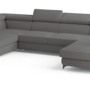 Narożnik VINTESSA z funkcją spania Szary 795598 Narożnik VINTESSA z funkcją spania Szary 795598