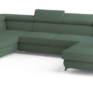 Narożnik VINTESSA z funkcją spania Zielony 795581 Narożnik VINTESSA z funkcją spania Zielony 795581