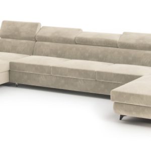 Narożnik VIVENTE z funkcją spania ecru 795586 Narożnik VIVENTE z funkcją spania ecru 795586
