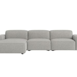 Narożnik w kształcie L, Cursal, tkanina Artico, Cement, Lewy 797710 Narożnik w kształcie L, Cursal, tkanina Artico, Cement, Lewy 797710