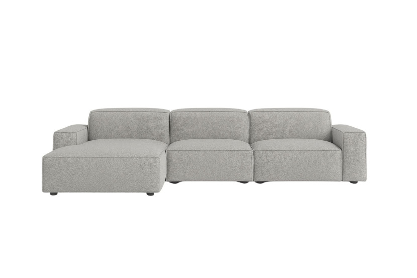 Narożnik w kształcie L, Cursal, tkanina Artico, Cement, Lewy 797710