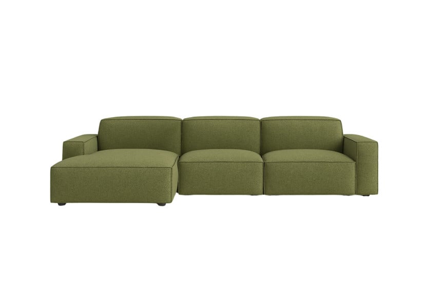 Narożnik w kształcie L, Cursal, tkanina Artico, Moss, Lewy 797844