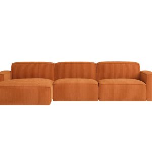 Narożnik w kształcie L, Cursal, tkanina Poso, Miedziany, Lewy 797698 Narożnik w kształcie L, Cursal, tkanina Poso, Miedziany, Lewy 797698