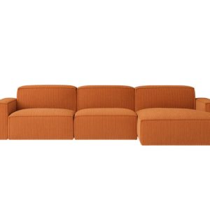 Narożnik w kształcie L, Cursal, tkanina Poso, Miedziany, Prawy 797852 Narożnik w kształcie L, Cursal, tkanina Poso, Miedziany, Prawy 797852