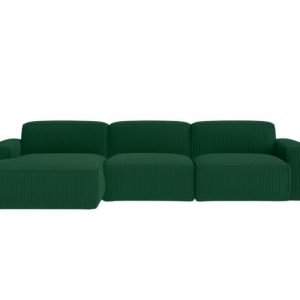 Narożnik w kształcie L, Cursal, tkanina Poso, Zielony, Lewy 797787 Narożnik w kształcie L, Cursal, tkanina Poso, Zielony, Lewy 797787