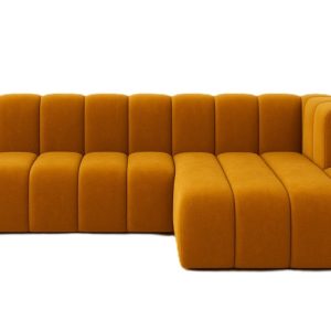 Narożnik w kształcie L GRAND 295 cm, tkanina Salvador, Żółty, Prawy 838246 Narożnik w kształcie L GRAND 295 cm, tkanina Salvador, Żółty, Prawy 838246