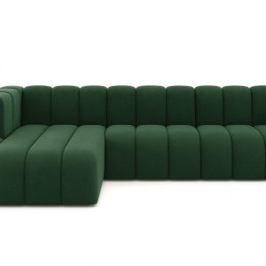 Narożnik w kształcie L GRAND 318 cm, tkanina Salvador, Zielony, Lewy 845156 Narożnik w kształcie L GRAND 318 cm, tkanina Salvador, Zielony, Lewy 845156