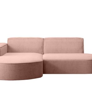 Narożnik w kształcie L MODENA Studio tkanina Poso Różowy Lewy 509586 Narożnik w kształcie L MODENA Studio tkanina Poso Różowy Lewy 509586