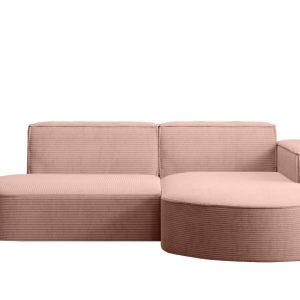 Narożnik w kształcie L MODENA Studio tkanina Poso Różowy Prawy 509581 Narożnik w kształcie L MODENA Studio tkanina Poso Różowy Prawy 509581