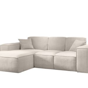 Narożnik w kształcie L SIENA, Sofa, Tkanina Poso, Beżowy, Lewy 753947 Narożnik w kształcie L SIENA, Sofa, Tkanina Poso, Beżowy, Lewy 753947