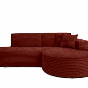 Narożnik w kształcie L, sztruks Velo, Miedziany, Prawy, Modena Studio 965723 Narożnik w kształcie L, sztruks Velo, Miedziany, Prawy, Modena Studio 965723