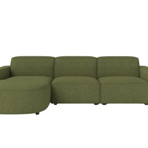 Narożnik w kształcie L, zaokrąglony, Cursal, tkanina Artico, Moss, Lewy 797772 Narożnik w kształcie L, zaokrąglony, Cursal, tkanina Artico, Moss, Lewy 797772