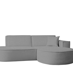 Narożnik w kształcie litery L Modena Studio, tkanina Artico, Cement, Prawy 756537 Narożnik w kształcie litery L Modena Studio, tkanina Artico, Cement, Prawy 756537